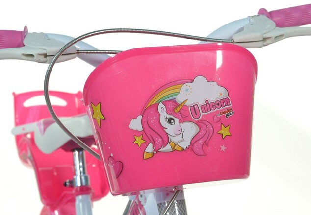 DINO Bikes - Bicicleta infantil 14" 144 RUN Unicornio 2019