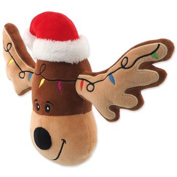 Hračka Dog Fantasy Winter Tale Hlava sob plyš pískací 23cm