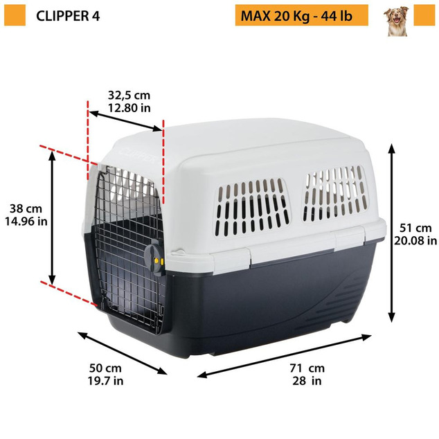 Prepravka Ferplast Clipper 4 Transportino 71x50x51cm
