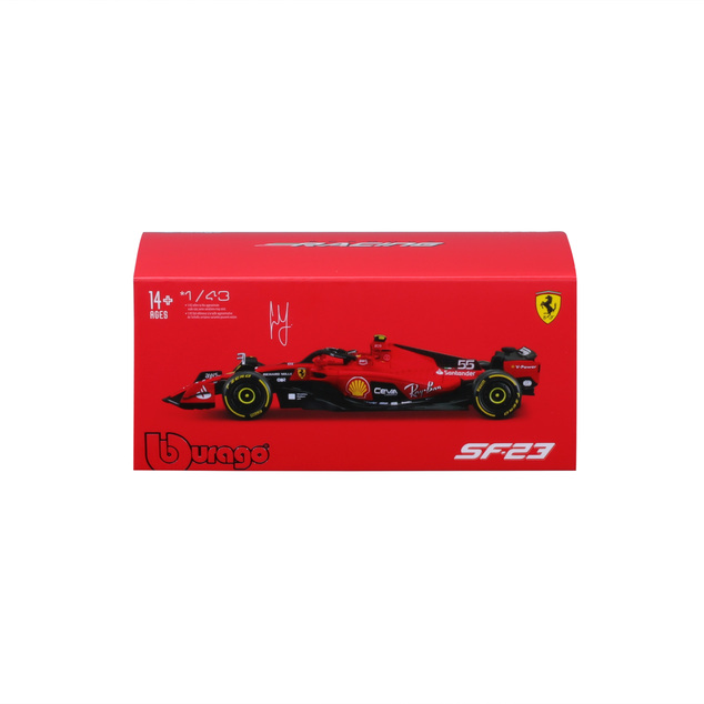 Bburago 1:43 Formula F1 Ferrari Scuderia SF-24 (2024) nr.55 Carlos Sainz  - with driver