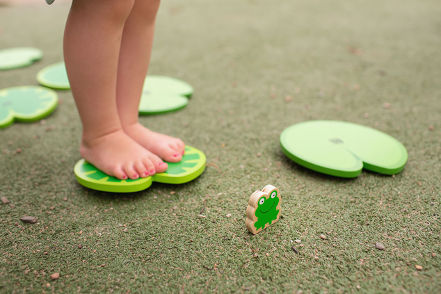 BS Toys Percorso di equilibrio - ninfee