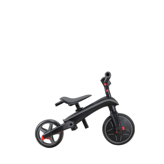 Globber trojkolka Explorer Trike Foldable  4in1 Black-Grey