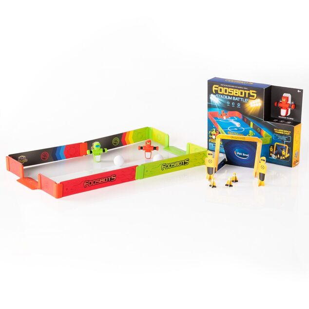Fat Brain FOOSBOTS STADIUM BATTLE robo-futbal so štadiónom set