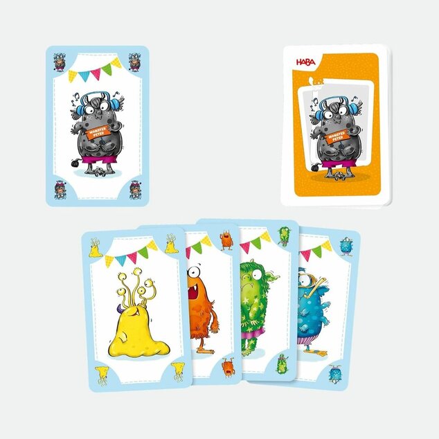 Haba Mini jeu de cartes Pierre Noir Monstre