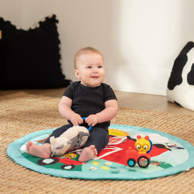 BABY EINSTEIN Tapis de jeu Happy Harvest™ Touch &amp; Feel, 0m