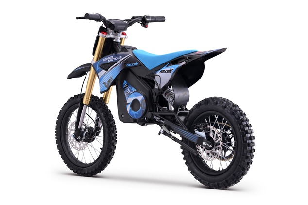 Motocross elettrico per bambini e adolescenti Beneo Motors Falcon blu - 1600W