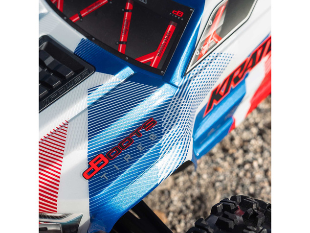 Arrma Kraton 6S V6 BLX 1:8 4WD RTR modrá/ružová