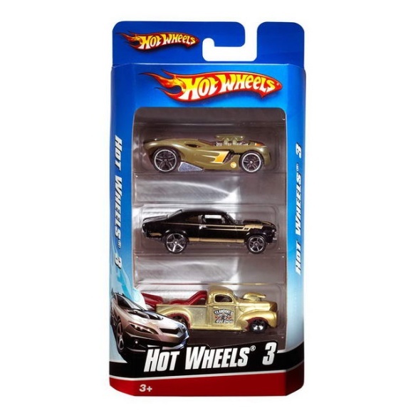 Mattel Hot Wheels Autíčka sada 3ks
