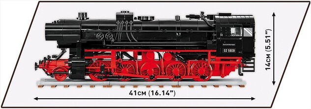 Cobi 6283 Parní lokomotiva DR BR 52/TY2, 1:35, 1723 k, 2 f