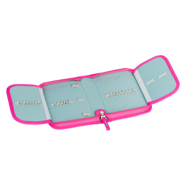BAAGL SET 5 Ergo Fenicotteri: cartella, astuccio, sacchetto, grembiule, portafoglio