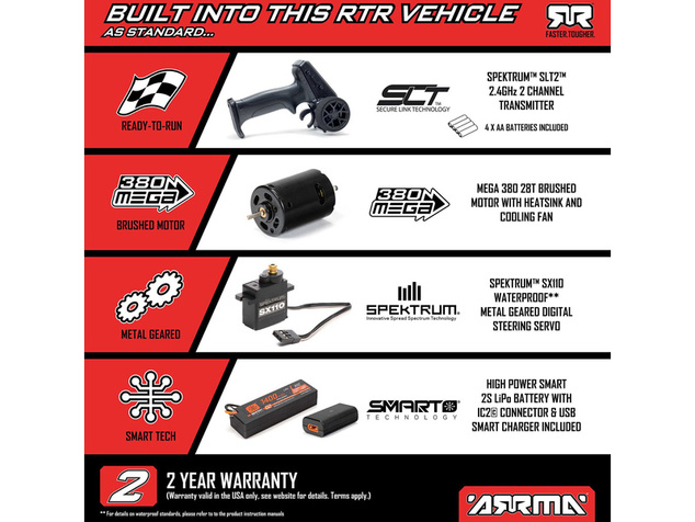 Arrma Mojave Grom 1:16 4WD RTR Kit