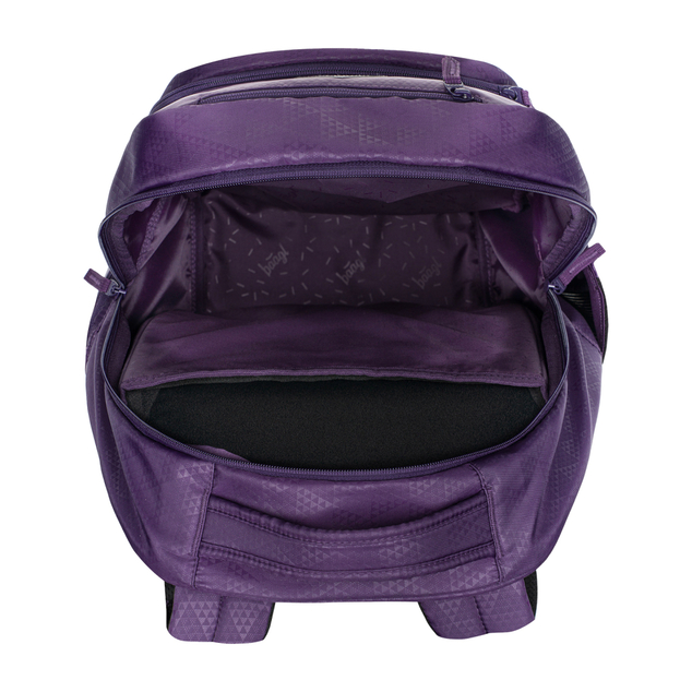 BAAGL SET 3 Coolmate Plum: ruksak, pernica, vrećica