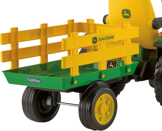 Peg-Pérego John Deere Ground Force s vlečkou 12V - 330W zelená