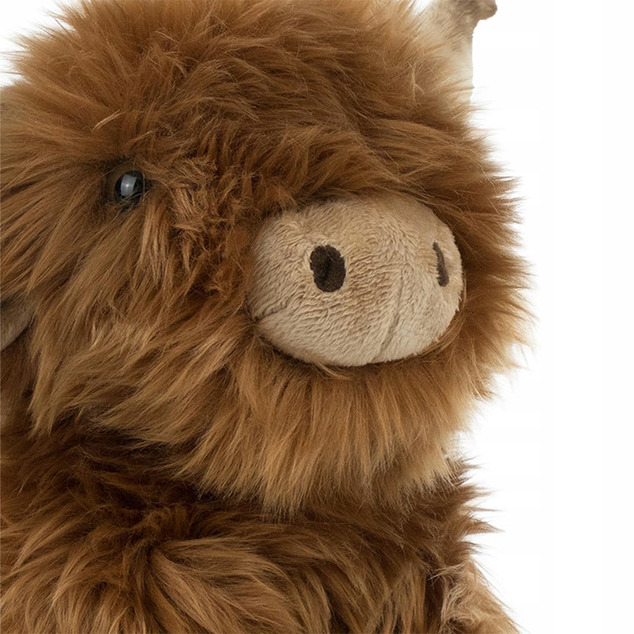 WILD LIFE Highland-Kuh realistische Plüschspielzeug 28cm