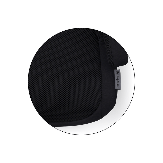 PETITE&amp;MARS Podsedák Optimus Pro i-Size Air Coal Black 125 - 150 cm (22-36 kg)