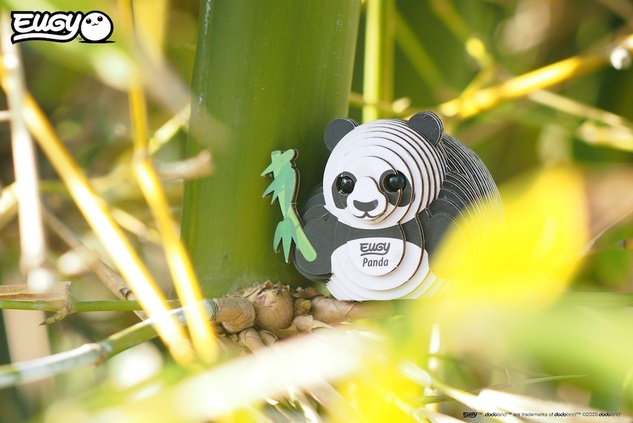 EUGY Panda 3D kartonová skládačka