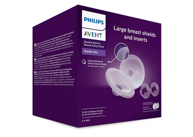 Philips Avent Hands-Free nástavce na bradavku L, vložky silikónové