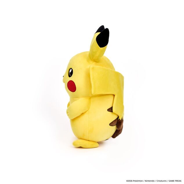 Pokémon Real FX Peluche Interattivo, 40 cm - Pikachu