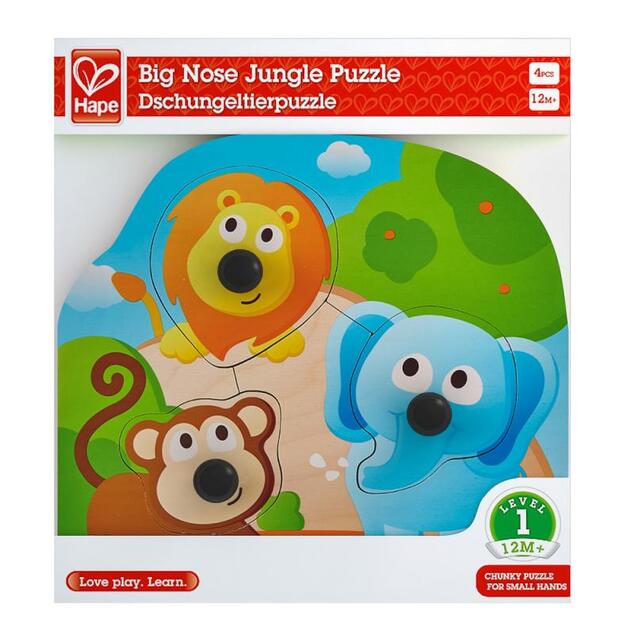 Hape Puzzle s úchytkami - Divočina