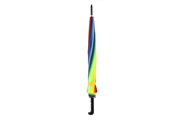 Dáždnik vystrelovací dúhový 78cm kov/látka