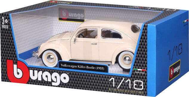 Bburago 1:18 Volkswagen Käfer 1955 Beige