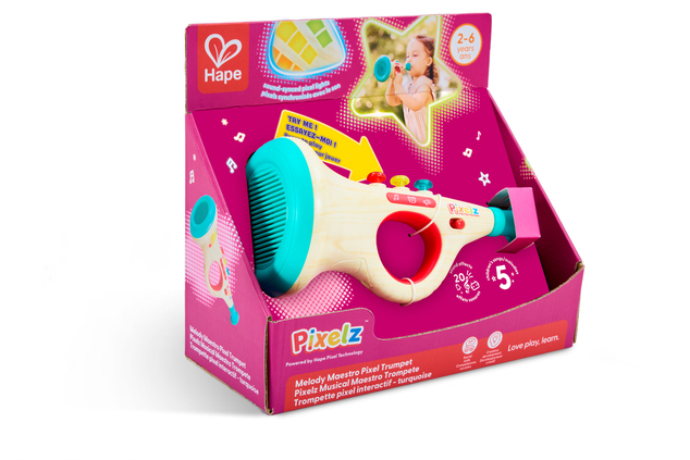 Hape Pixelz Melody Maestro - Trompette avec effets sonores et lumineux