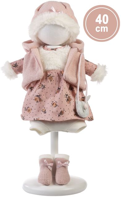 Llorens 540C CARLA - realistická bábika s mäkkým látkovým telom - 40 cm