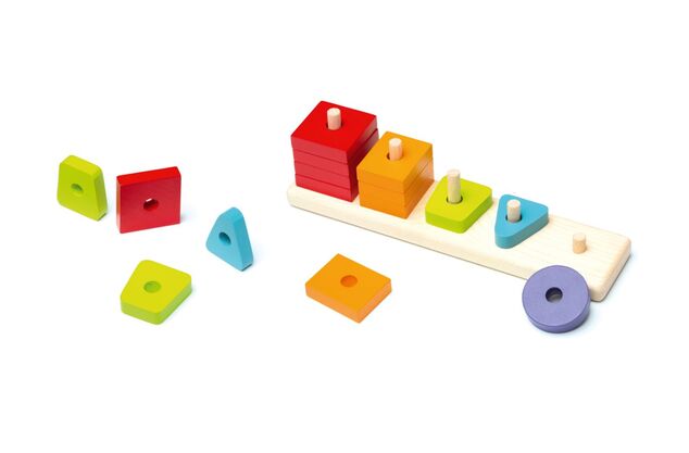 Cubika 15320 Klassenformen VI - Holzpuzzle 16 Teile