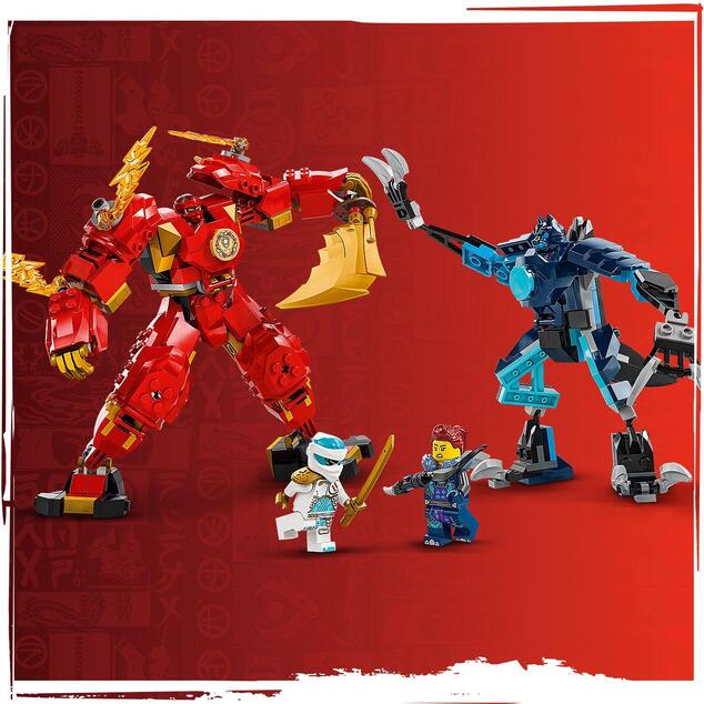 LEGO® NINJAGO® 71808 Kaiov živelný ohnivý robot