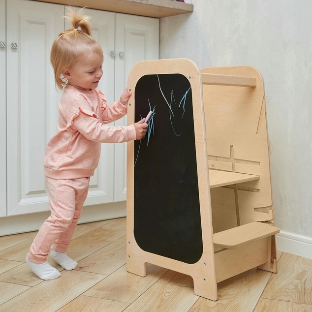 BusyKids Rostoucí učící věž Play 5v1 75 cm