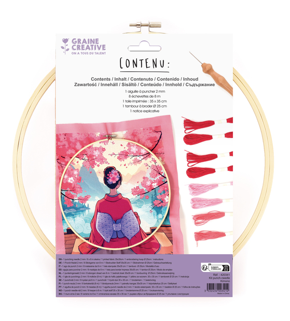 GRAINE CREATIVE Komplet punch needle Kimono