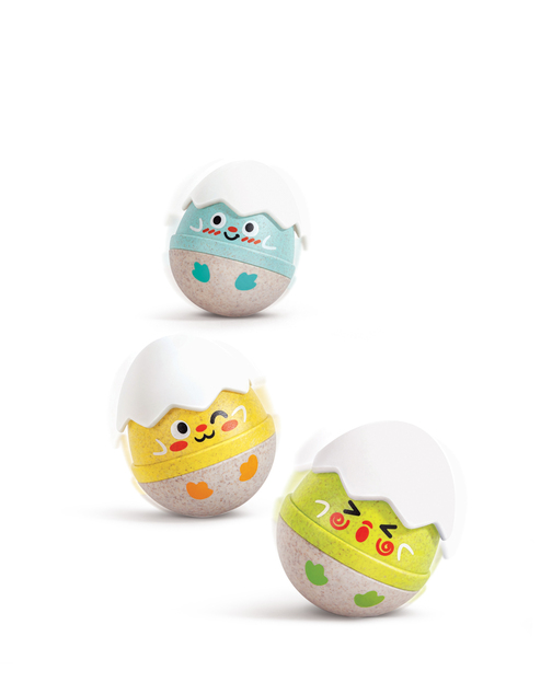Happy Hatchlings – Set di sonagli a dondolo, 3 pezzi