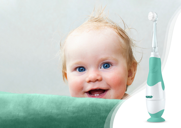 NENO Elektrische Zahnbürste Denti Blue 0-3 Jahre