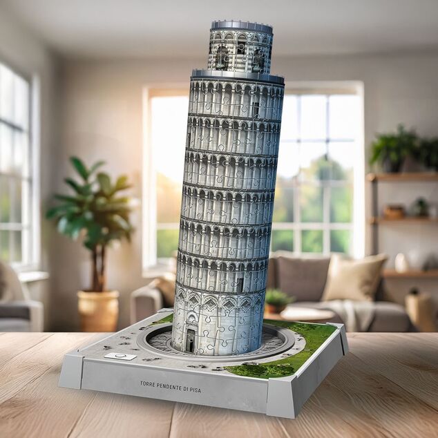 Ravensburger Iconics: Šikmá veža v Pise (Nočná edícia)
