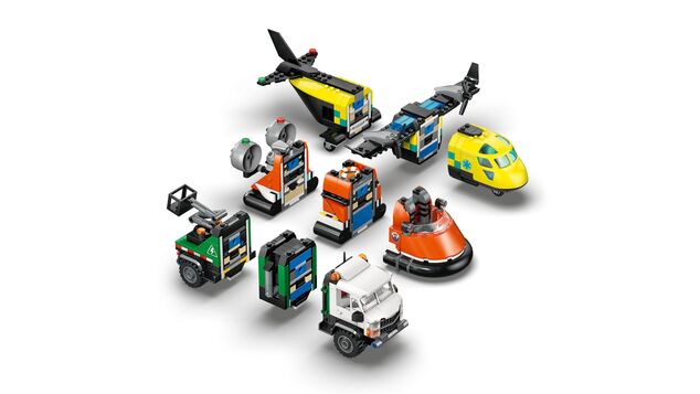 LEGO® City 60505 Remix: Lietadlo, servisné vozidlo a vznášadlo