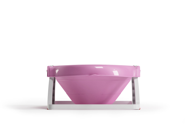 OK BABY Vanička skladacia protišmyková Onda Slim 0–12m Pink