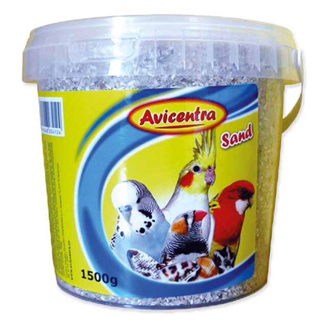 Piesok Avicentra s drvenými mušľami 1,5kg
