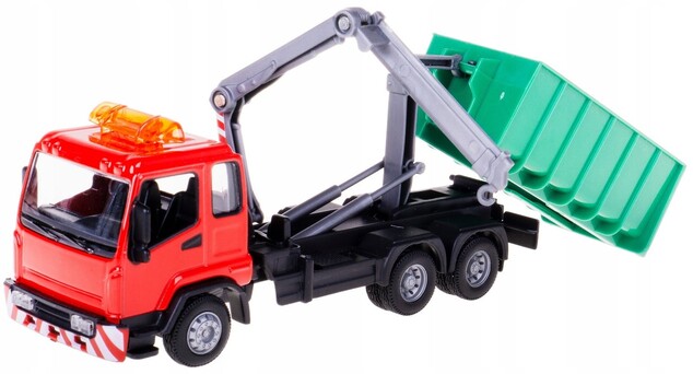 Bburago 1:43 servisné vozidlá Hooklift and Crane Truck