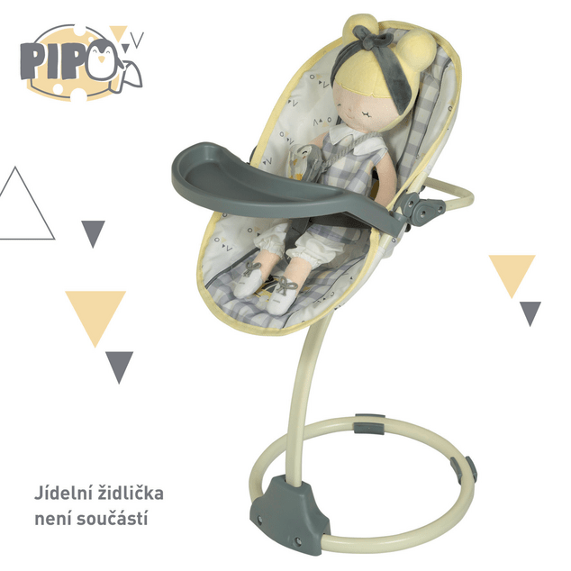 DeCuevas 20047 Bambola di peluche PIPO - 36 cm con culla
