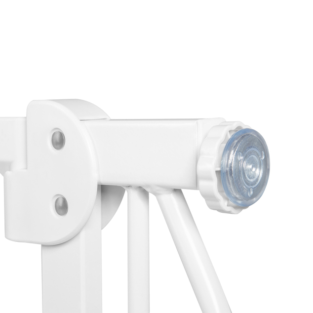 LIONELO Barrière de sécurité pour enfants Truus Slim White Natural 75-105 cm