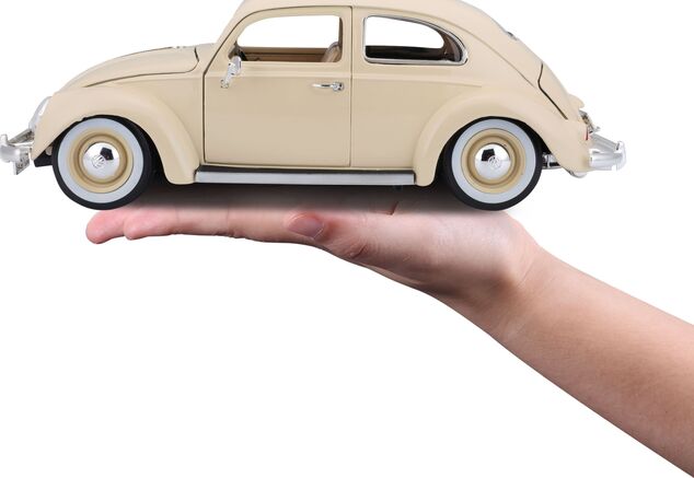 Bburago 1:18 Volkswagen Käfer 1955 Beige