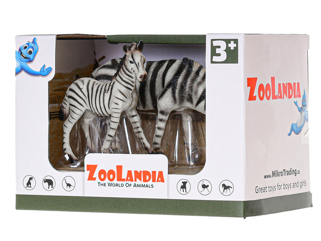Zoolandia zebra s mláďaťom 5-12cm