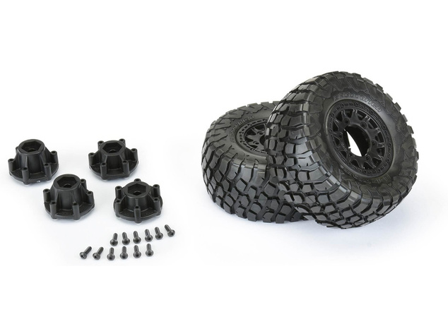 Pro-Line koleso 2.2/3.0", pneu BFG KR2 M2 SC, disk Raid H12 čierny (2)