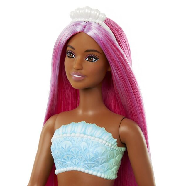Mattel Barbie Rozprávková morská panna -oranžová
