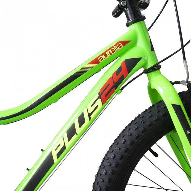 Dino Bikes - Detský bicykel 24" 424UP - AURELIA plus green