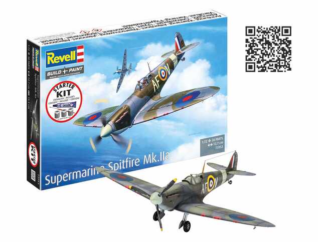 Starter Kit repülőgép 73953 - Spitfire Mk.IIa (1:72)