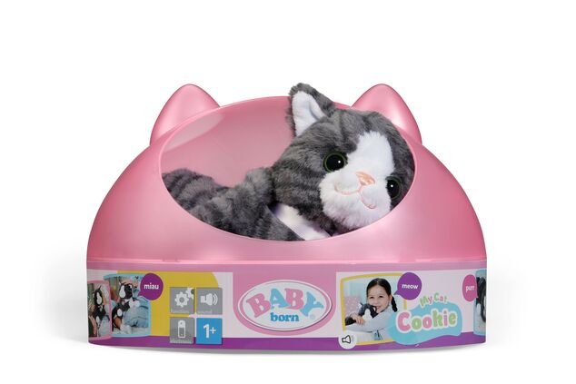 Baby Born Mi Gatita Cookie con transportín