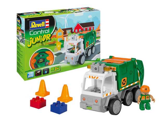 Spielzeugauto REVELL 23015 JUNIOR - Müllwagen - 27MHz
