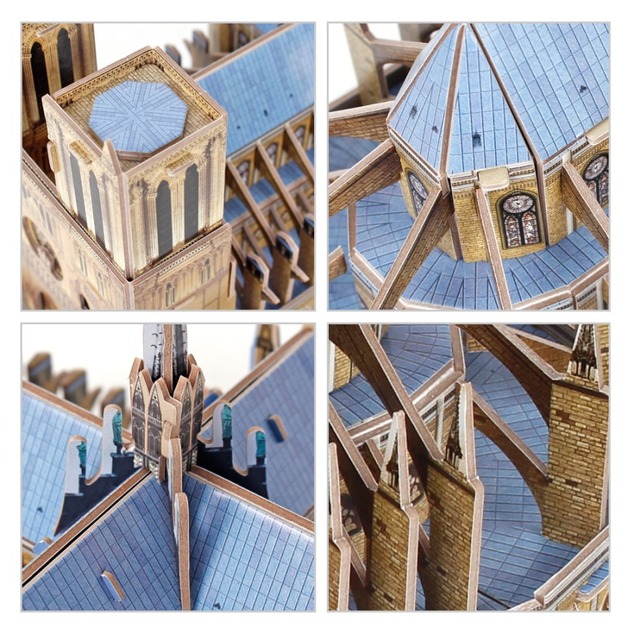 CubicFun - Puzzle 3D Katedrala Notre-Dame 53 delov