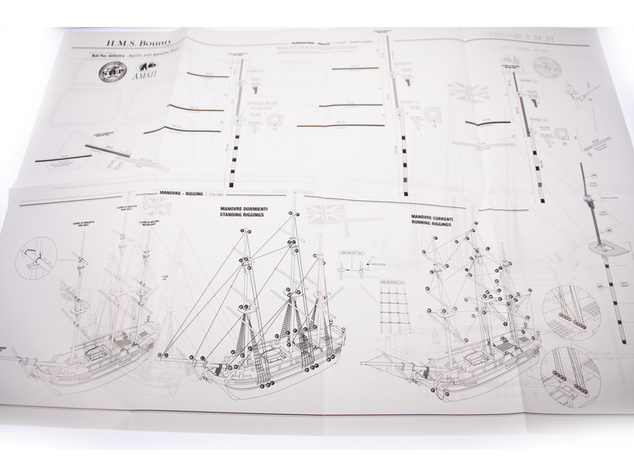 AMATI HMS Bounty 1:135 First step kit